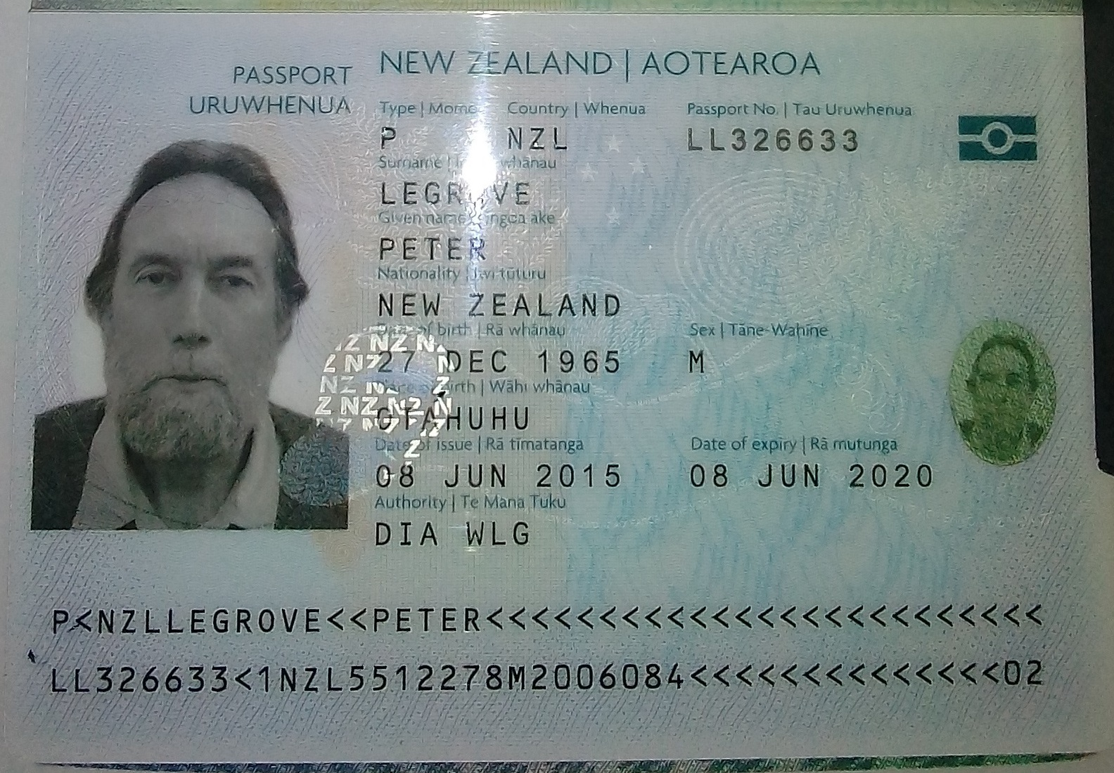 peter legrove passport